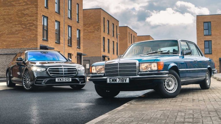 ملاقات پدر و پسر، مرسدس بنز 450 SEL 6.9 سال 1974 در برابر S500 مدل 2024