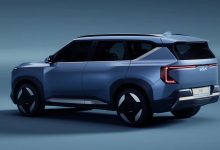 کیا EV5 برقی کوشا خودرو نمای پشت