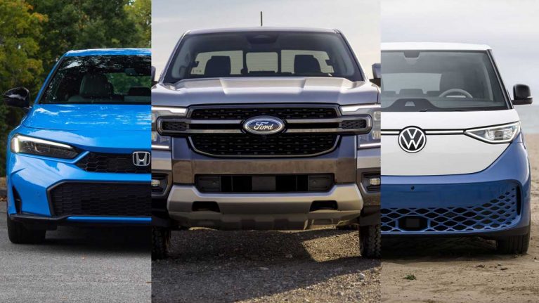 سیویک، فورد رنجر و فولکس‌واگن ID.Buzz، خودروهای سال 2025 آمریکای شمالی