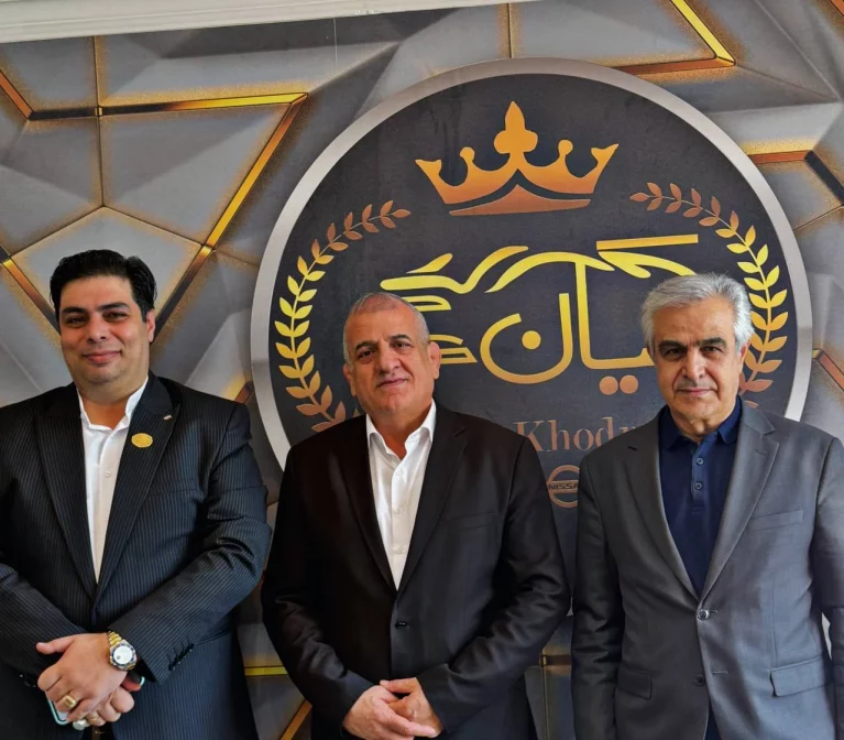 عکس سه نفر مدیران بانک دی و کیان خودرو