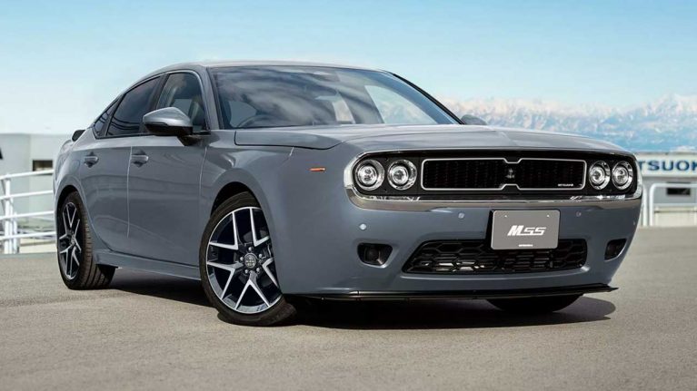 میتسوکا M55، هوندا سیویک با ظاهر دوج چلنجر!