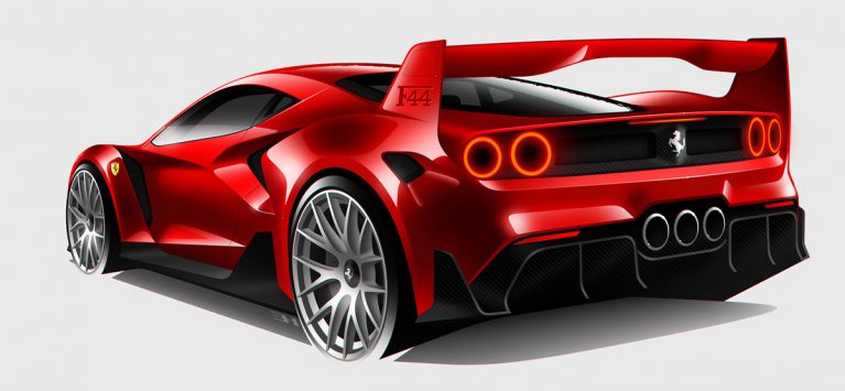 جانشین فراری F40 با همکاری لوئیس همیلتون و نام F44 ساخته می‌شود