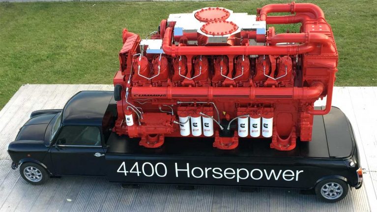 با بزرگ‌ترین موتور کامیون جهان آشنا شوید، نیروگاه 95 لیتری کامینز!