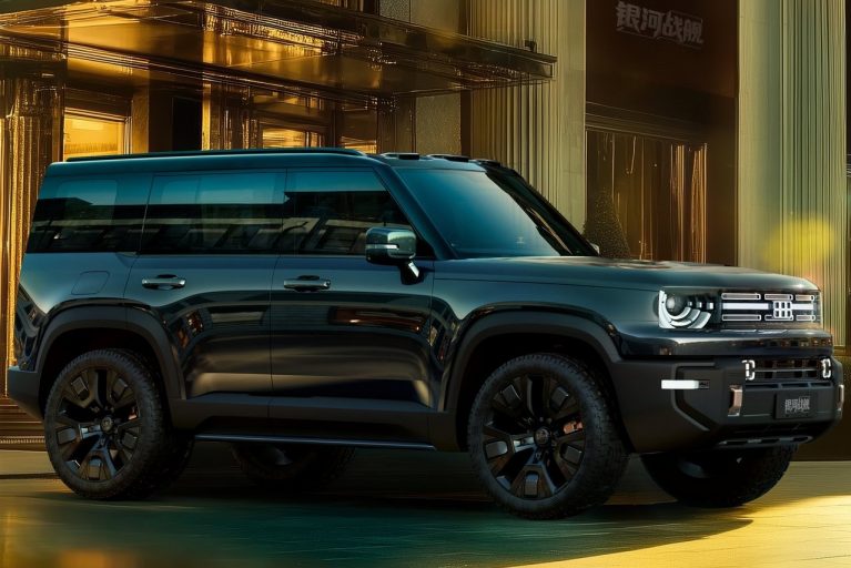 جیلی جیلی گلکسی کروزر؛ شاسی بلند چینی ضد گلوله برای آفرود