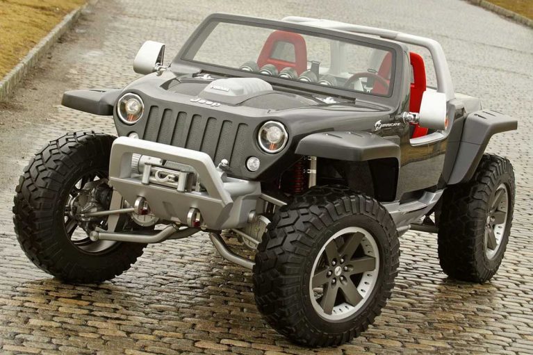 جیپ هوریکین، شاسیبلند آفرود عجیب با دو پیشرانه V8 در عقب و جلو!