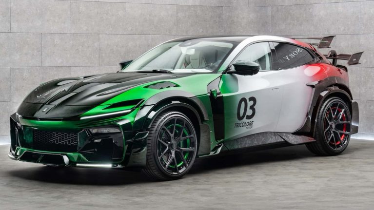 پوگناتور تری‌کولوره، زشت‌ترین خودروی تیونینگ منصوری!