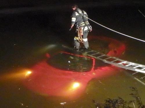 Ferrari F430 Spider crashed into lake in Austria