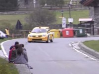 huge Renault Clio Super 1600 rally crash