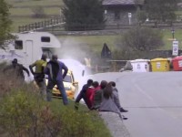 huge Renault Clio Super 1600 rally crash