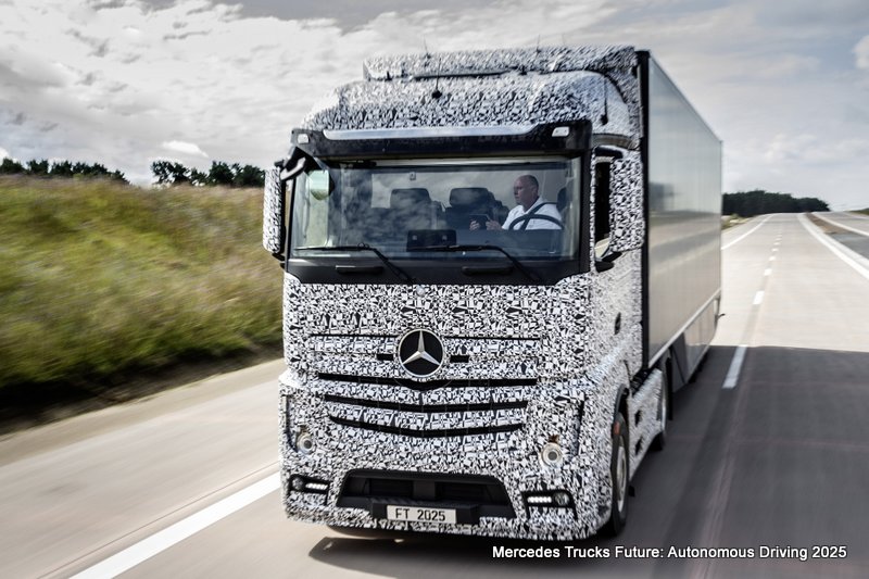 Mercedes-Benz Self Driving Semi Truck 2025