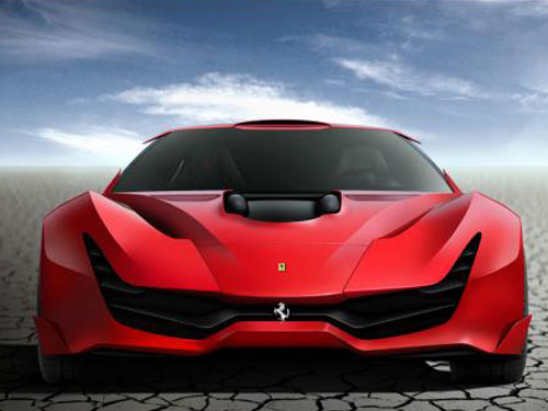 Ferrari CascoRosso rendering