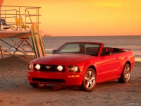 The production 2005 Mustang GT convertible.