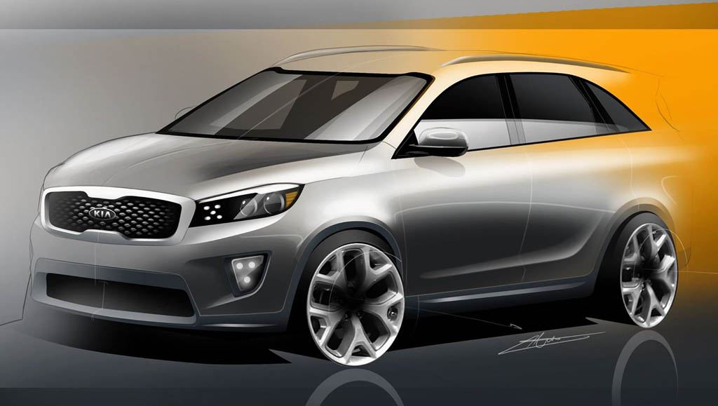 2016 Kia Sorento Rendered