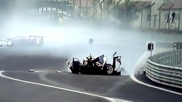 Mark Webber crash