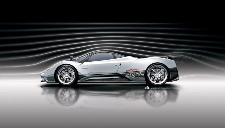 Pagani Zonda F-S Wind Tunnel