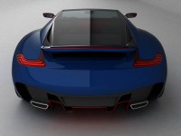 Porsche Supercar Concept Artist Rendering