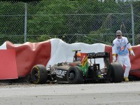 Sergio Perez's stricken Force India