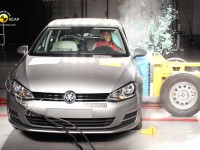 VW golf side impact test