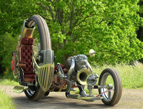 Steampunk Sidecar Bike