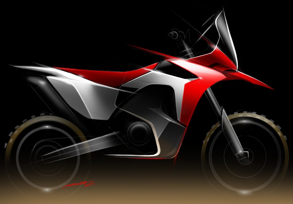 rendering of the honda crf450x