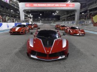 Ferrari FXX K filmed in action at Yas Marina track