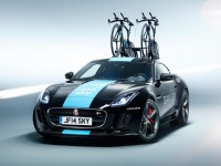 Jaguar f-Type tour de france support vehicle