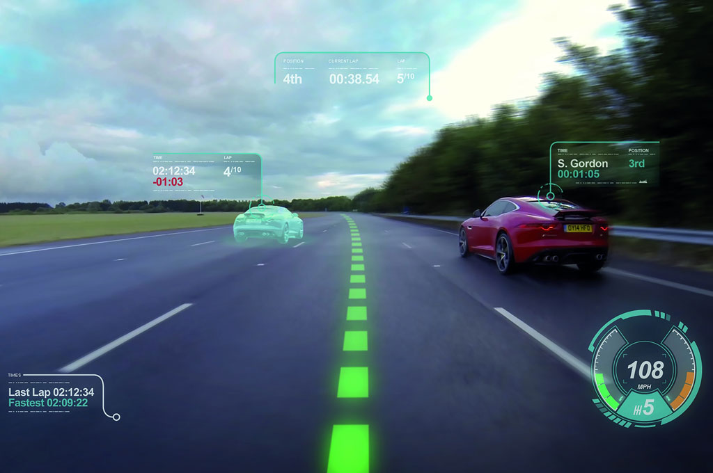 jaguar land-rover virtual windscreen