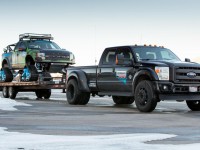 ken block with his ford f-150 raptortrax