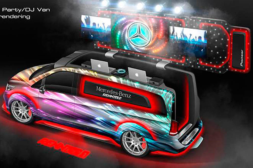 mercedes-benz metris dj booth